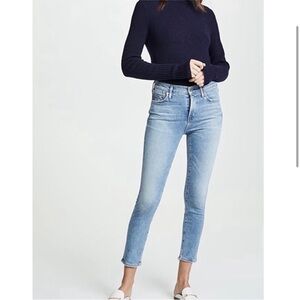 Citizens of Humanity Light Wash Rocket Crop High Rise Jean
